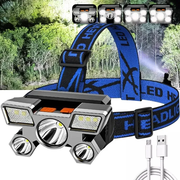 5 LED Rechargeable Headlamp