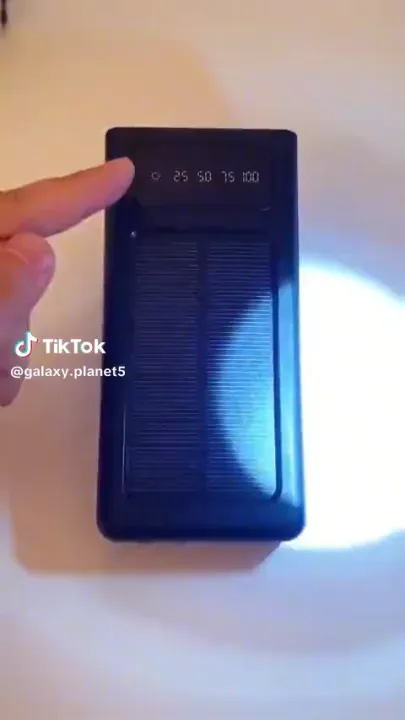 10000mAh Solar Power Bank