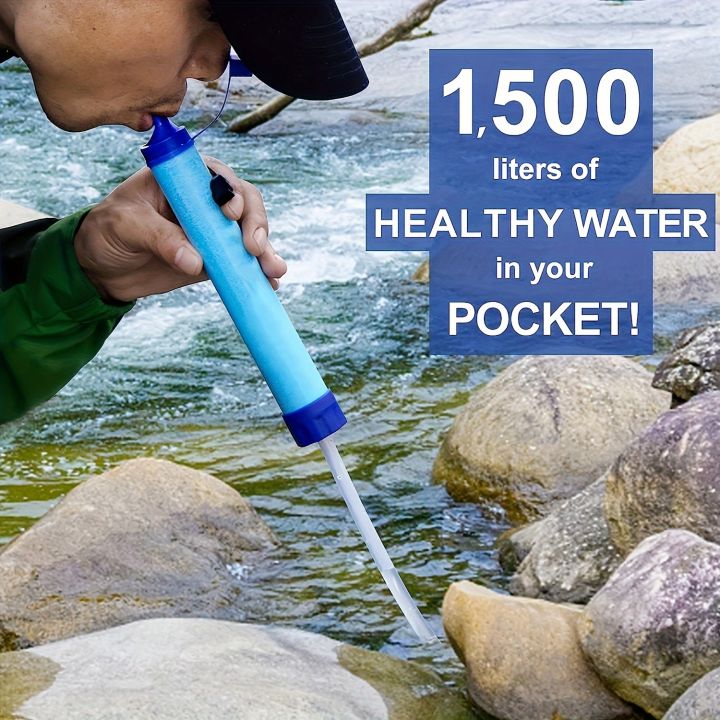 Portable Water Filter Straw 1500L